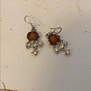 Bronze color earrings